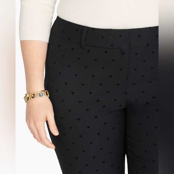 NWT TALBOTS Hampshire Ankle Pants - Heart Print Plus Size 16W - Picture 3 of 15